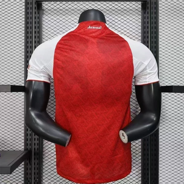 2026 Arsenal Style Home Soccer Jersey - Elite Red & White Football Shirt - Unbranded High-Performance Teamwear