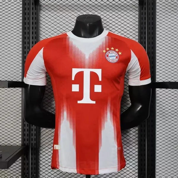 Bayern Munich Style Soccer Jersey Elite Red & White
