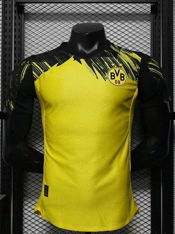 Borussia Dortmund Style Soccer Jersey Elite Yellow & Black