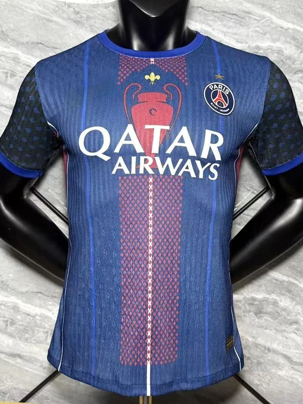 PSG Style Soccer Jersey Elite Navy Blue Hechter