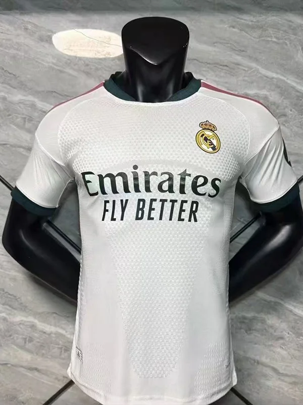 Real Madrid Style Soccer Jersey Elite Home White Edition