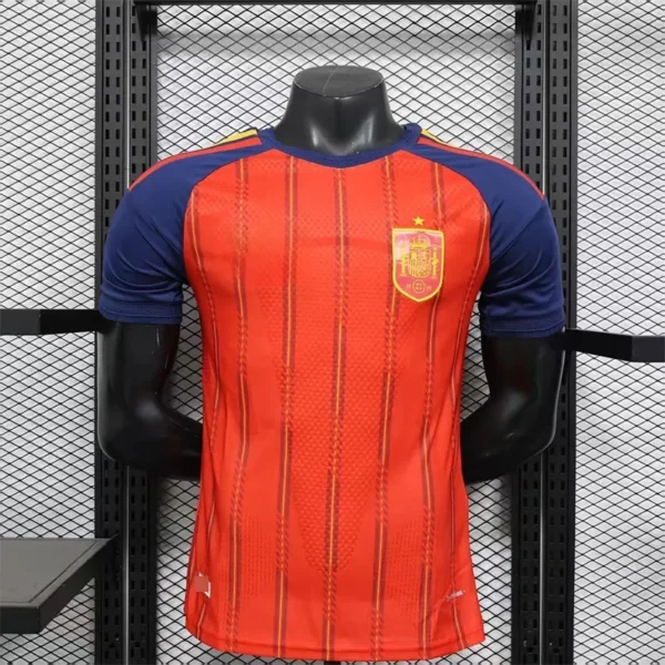 Wholesale Spain Style Soccer Jersey 2026 Red & Navy Edition