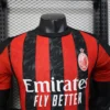 2026 AC Milan Style Home Soccer Jersey - Red & Black Rossoneri Football Shirt - Unbranded High-Performance Teamwear