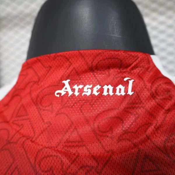 2026 Arsenal Style Home Soccer Jersey - Elite Red & White Football Shirt - Unbranded High-Performance Teamwear