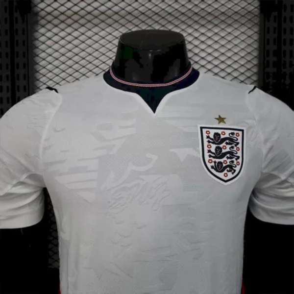 2026 England Style National Team Soccer Jersey - Elite White Three Lions Edition - Unbranded High-Performance Teamwear